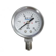 1.5inch-40mm bottom   typechrome plate oxygen pressure gauge use no oil