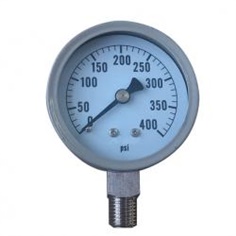 60mm grey steel case inner stainless steel level   ammonia use pressure gauges