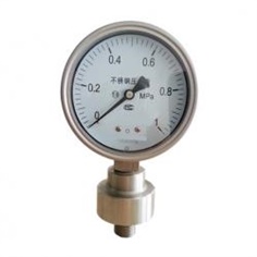 Ultra High pressure gauge with diaphragm 4 inch diameter range 1 Mpa could customized range from -1 to 1000 bar
