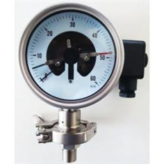 100mm 4 inch clamp connection   diaphragm seal 100mm 4 inch clamp connection   diaphragm seal pressure gauge with electric contact with electric contact