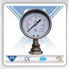 Series hygiene type diaphragm pressure gauge