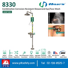 HAWS AXION MSR Combination Corrosion Resistant Shower and Eye/Face Wash