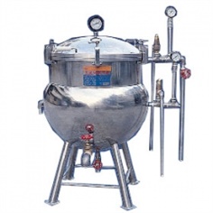 ็High pressure double steam boiler , เครื่องต้มความดัน สำหรับอุตสาหกรรมอาหาร