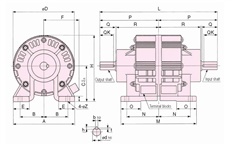 SINFONIA Electromagnetic Clutch/Brake Unit JEP Series