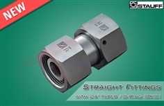 Straight Fittings with 24? Taper / O-Ring (DKO)