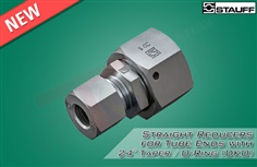 Straight Reducers for Tube Ends with 24? Taper / O-Ring (DKO)