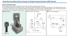 RIKEN Motor-Driven Hydraulic Pump SMP-3012SK Series