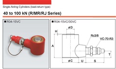 RIKEN Hydraulic Cylinder R04 Series