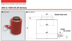 RIKEN Hydraulic Cylinder R10 Series