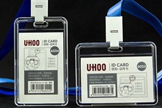 Uhoo6023 / Uhoo6024 กรอบใสอะครีลิค ใส่บัตรได้หลายใบ กันน้ำ ขนาดบัตร 5.4*8.5 ซม.