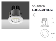 Down Light LED L&E# IRDL155