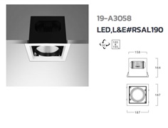 Down Light LED L&E# RSAL190