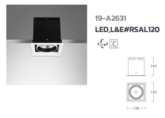 Down Light LED L&E# RSAL120