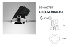 Down Light LED L&E# RAL151