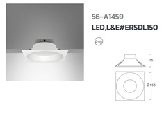 Down Light LED L&E# ERSDL150