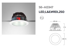 Down Light LED L&E# RDL250