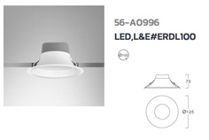 Down Light LED L&E# ERDL100