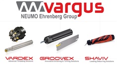 Vargus precision threading, grooving, turning and hand deburring tools.