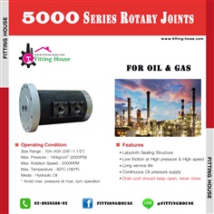 5000 Series Rotary Joints For Oil & Gas