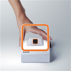 SUNMI Blink เครื่ออ่าน QR code แบบตั้งโต๊ะ รองรับ OS Windows iOS Android Linux Barcode scanner market with good and bad mixed up Cashier desktop without any sense of beauty