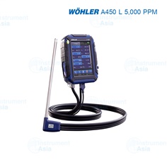 Woehler A450 L เครื่องวัดประสิทธิภาพการเผาไหม้ 5000 PPM CO