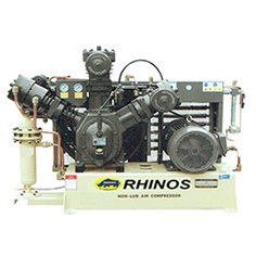 ปั๊มลมลูกสูบ Rhinos Non Oil Compressors 30 - 40 Bar 
