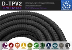 ท่อเฟล็กซ์สีดำทนความร้อนสูง TPV Hoses- Suction/Transport /Hardly inflammable 