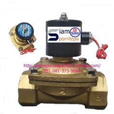 UW-50 Solenoid valve 2/2 Size 2" ไฟ 24DC 12DC 110V 220V แบบ NC ใช้กับ น้ำ ลม น้ำมัน ทนทาน ราคาถูก ส่งฟรีทั่วประเทศ