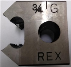 ฟันต๊าป 3/4" (BSPT) สำหรับ เครื่องต๊าปเกลียวมือ REX รุ่น 2R4