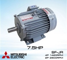 มอเตอร์ไฟฟ้า MITSUBISHI SF-JR-7.5HP