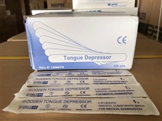 ไม้กดลิ้น ปลอดเชื้อ Tongue Depressor Sterile บรรจุกล่องละ 100 ชิ้น