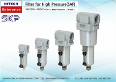 SKP - HIGH PRESSURE AIR FILTER  SAF100H,SAF200H,SAF300H,SAF400H,SAF600H, SAF800H,SAF900H Series