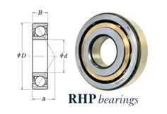 LJT1.1/2 M ( Brass cage ) RHP Single Row Angular Contact Ball Bearing 1.1/2 Inch Bore มีของพร้อมส่ง