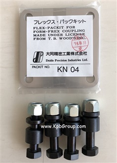 DAIDO PRECISION Flex-Packit KN Series (For 4-Bolt Coupling)