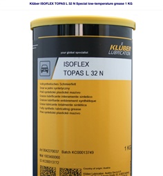 KLUBER ISOFLEX TOPAS L32 จารบีทนความร้อนสูง Lubricants/Chain oils/Gear oils/Compressor oils/High Temperature Greases