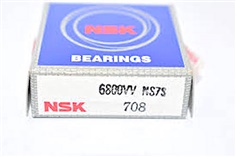 6800VV - NSK Japan - 10x19x5mm. - NSK THIN SECTION DEEP GROOVE BALL BEARING 