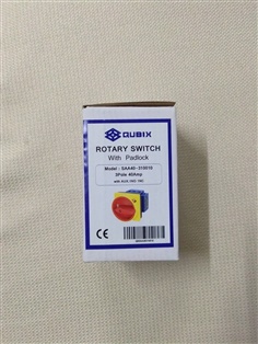 QUBIX : ROTARY SWITCH : ON-OFF 40A 3P with 1NO 1NC