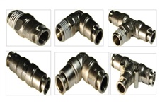 Push-In Fitting/Nickle-Plated Brass Fitting