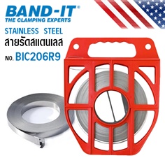 BAND-IT สายรัดสแตนเลส 201 SS No.206R9 width 3/4" Thick 0.030" 