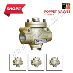 Poppet Valves with & w/o Control Options - 27 Series
