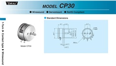 SAKAE Potentiometer CP30 Series