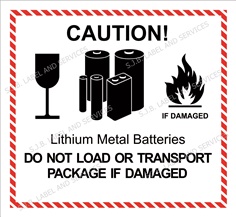 CAUTION Lithium Metal Batteries
