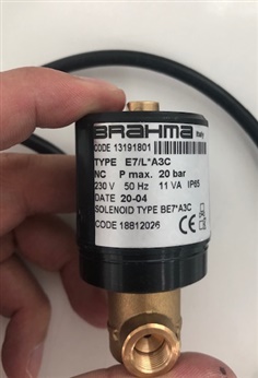 Brahma oil valve E7/L * A3C Oil Solenoid Valve
