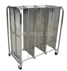 Stainless Steel PCB Storage Trolley