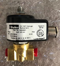Parker-Lucifer oil valve 122K9321 19W 230/240 V 50/60 Hz Weishaupt RMS 7-11
