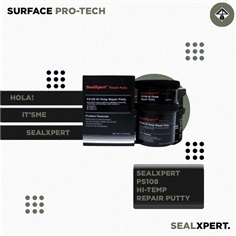 Seal X-Pert PS108 (Hi-Temp Repair Putty) กาวอีพ็อกซี่ (A+B) กาวอีพ็อกซีซ่อมโลหะทนความร้อน  กาวอีพ็อกซี่ทนความร้อนสูง  อีพ็อกซี่ซ่อมโลหะ