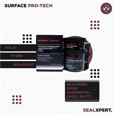 Seal X-Pert PS109 (Supermetal Epoxy Putty) อีพ็อกซี่ 2 ส่วน (A+B)กาวซ่อมเสริมเนื้อโลหะ  เนื้อผสมโลหะผสมและเซรามิก
