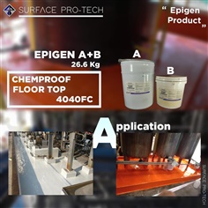 Epigen 4040 อีพ็อกซี่เซรามิคชนิด (A+B)  ป้องกันการกัดกร่อน ความชื้น น้ำเค็ม สารเคมีได้ดี
