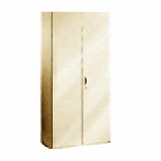 Double swing door cabinet with 1 shelf 900w x 400D x 1950H mm.