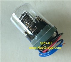 SANWA DENKI Pressure Switch SPS-8T-C, ON/0.45MPa, OFF/0.38MPa, Rc3/8, ZDC2